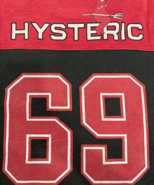 SUPREME（シュプリーム）SUPREME (シュプリーム) Hysteric Glamour (ヒステリックグラマー) 69 Football Top レッド サイズ:XLの古着・服飾アイテム