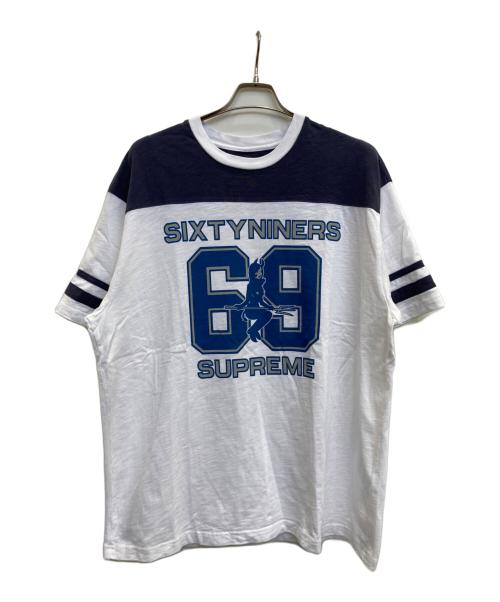 SUPREME（シュプリーム）SUPREME (シュプリーム) Hysteric Glamour (ヒステリックグラマー) 69 Football Top ホワイト サイズ:XLの古着・服飾アイテム