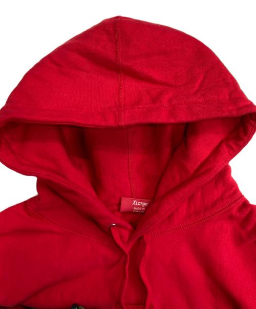 SUPREME（シュプリーム）SUPREME (シュプリーム) cross box logo hooded sweatshirt レッド サイズ:XLARGEの古着・服飾アイテム