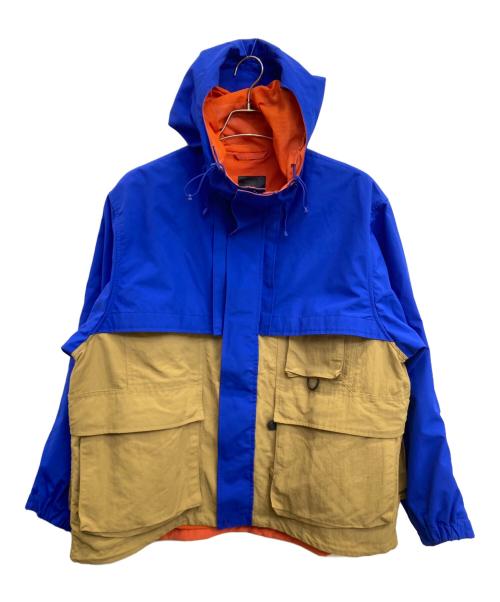 DAIWA PIER39（ダイワ ピア39）DAIWA PIER39 (ダイワ ピア39) TECH LOGGER MOUNTAIN PARKA ブルー×ベージュ サイズ:Sの古着・服飾アイテム