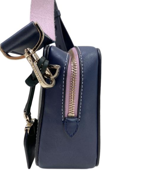 Kate Spade（ケイトスペード）Kate Spade (ケイトスペード) ショルダーバッグ グリーン×ネイビー×ピンクの古着・服飾アイテム