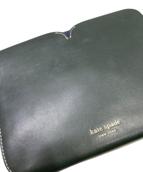 Kate Spade（ケイトスペード）Kate Spade (ケイトスペード) ショルダーバッグ グリーン×ネイビー×ピンクの古着・服飾アイテム