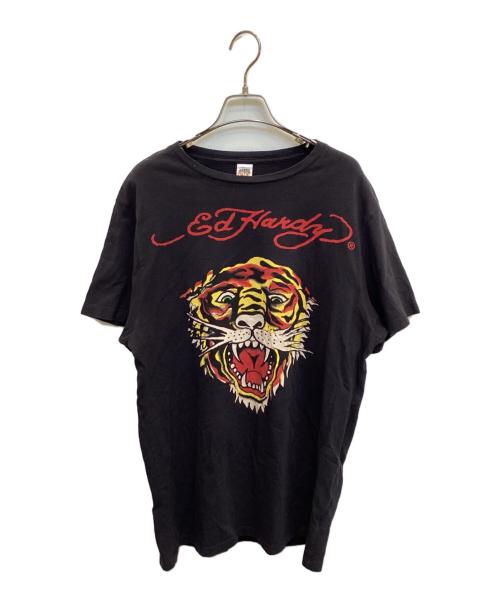 Ed Hardy（エド ハーディー）ED HARDY (エド ハーディー) Tシャツ ブラック サイズ:XLの古着・服飾アイテム