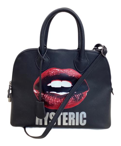 Hysteric Glamour（ヒステリックグラマー）Hysteric Glamour (ヒステリックグラマー) 2WAYバッグ ブラックの古着・服飾アイテム