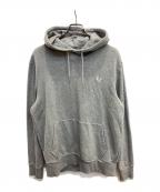 FRED PERRYフレッドペリー）の古着「Tipped Hooded Sweatshirt」｜グレー