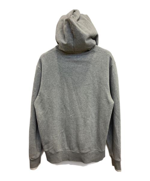 FRED PERRY（フレッドペリー）FRED PERRY (フレッドペリー) Tipped Hooded Sweatshirt グレー サイズ:Lの古着・服飾アイテム