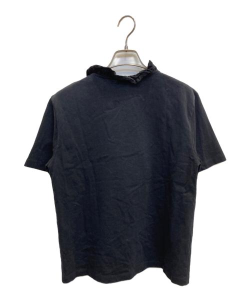 KENZO（ケンゾー）KENZO (ケンゾー) フリルロゴ刺繍Tシャツ ブラック サイズ:Mの古着・服飾アイテム