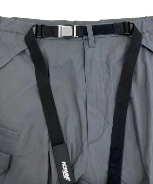 ACRONYM（アクロニウム）ACRONYM (アクロニウム) P55-M Nylon Stretch Cargo Trouser グレー サイズ:Sの古着・服飾アイテム