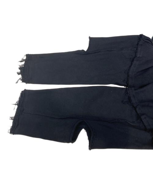 MAISON SPECIAL（メゾンスペシャル）MAISON SPECIAL (メゾンスペシャル) スラッシュカッティングスリーブプライムオーバーボートネックプルオーバー ブラック サイズ:1の古着・服飾アイテム