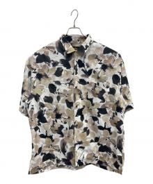 MAISON SPECIAL（メゾンスペシャル）の古着「ORIGINAL GRAPHIC Prime-Over Open Collar Short」｜グリーン