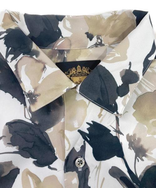 MAISON SPECIAL（メゾンスペシャル）MAISON SPECIAL (メゾンスペシャル) ORIGINAL GRAPHIC Prime-Over Open Collar Short グリーン サイズ:2の古着・服飾アイテム