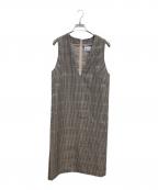 UNITED ARROWS TOKYOユナイテッドアローズトウキョウ）の古着「ノースリーブワンピース」｜ベージュ