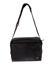 PORTER（ポーター）の古着「AMAZE  SHOULDER BAG」｜ブラウン