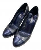 CHANELシャネル）の古着「パンプス」｜ブラック