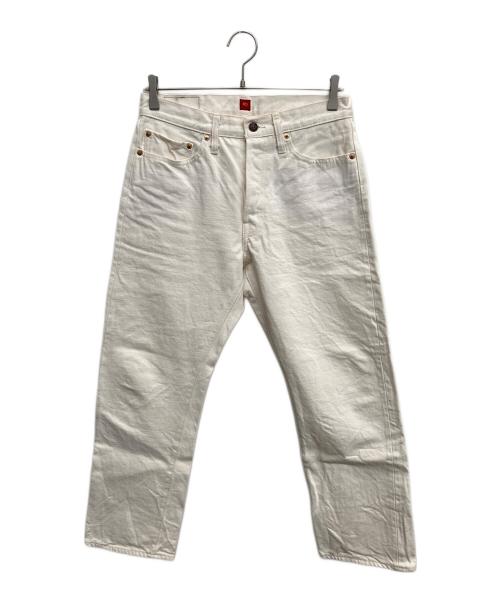 RESOLUTE（リゾルト）RESOLUTE (リゾルト) カラーデニム ホワイト サイズ:W32の古着・服飾アイテム