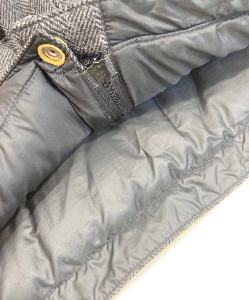 Crescent Down Works（クレセントダウンワークス）Crescent Down Works (クレセントダウンワークス) ツイードダウンベスト グレー サイズ:Sの古着・服飾アイテム