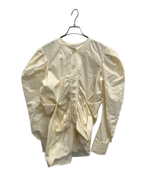 YOHEI OHNO（ヨウヘイオオノ）YOHEI OHNO (ヨウヘイオオノ) takarazuka シャツ アイボリー サイズ:36の古着・服飾アイテム