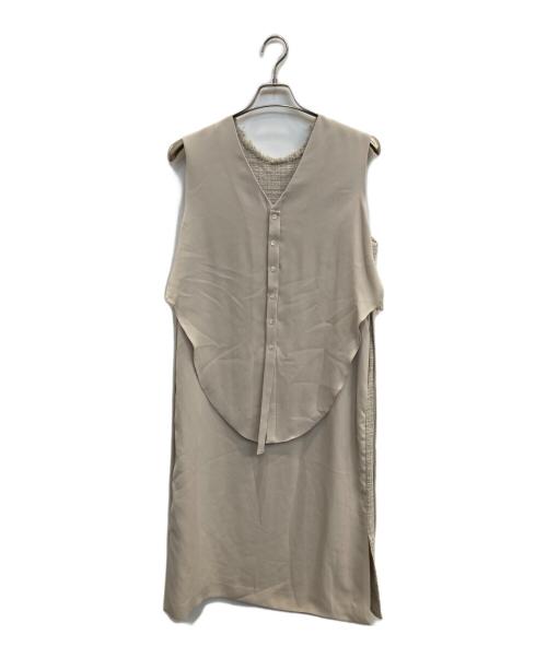 RITO（リト）RITO (リト) サマー ツイードノースリーブドレス ベージュ サイズ:36の古着・服飾アイテム