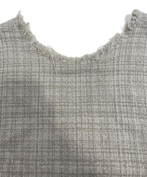 RITO（リト）RITO (リト) サマー ツイードノースリーブドレス ベージュ サイズ:36の古着・服飾アイテム