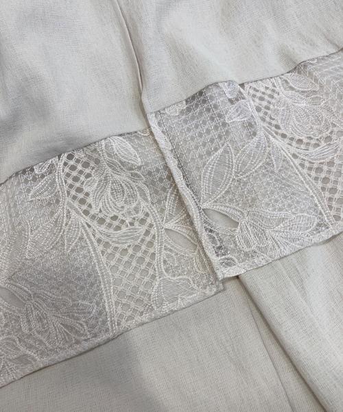 muller of yoshiokubo（ミュラーオブヨシオクボ）muller of yoshiokubo (ミュラーオブヨシオクボ) ノースリーブワンピース ベージュ サイズ:36の古着・服飾アイテム