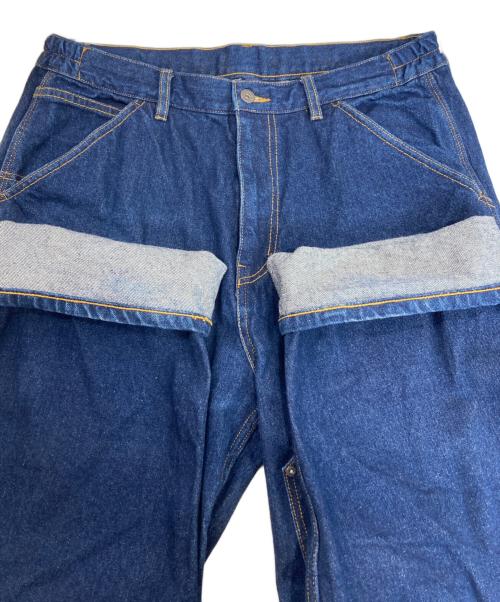 NAUTICA（ノーティカ）NAUTICA (ノーティカ) ダブルニーデニムペインターパンツ インディゴ サイズ:XLの古着・服飾アイテム