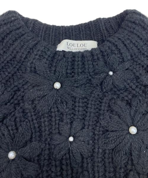 Loulou Willoughby（ルルウィルビー）Loulou Willoughby (ルルウィルビー) ニット ブラック サイズ:2の古着・服飾アイテム