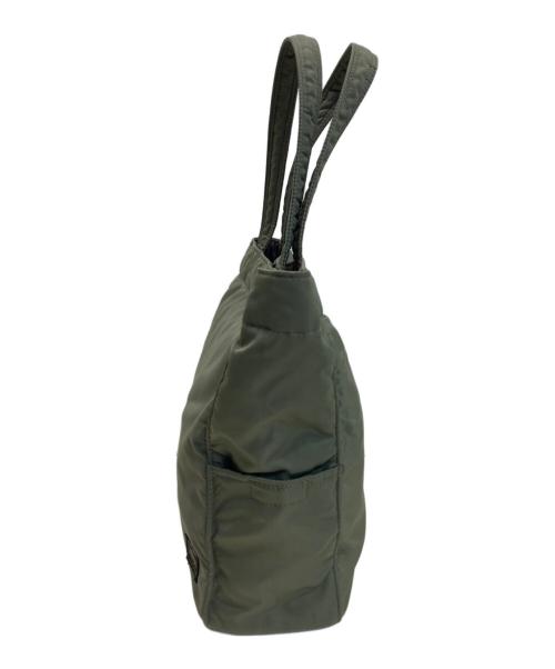 PORTER（ポーター）PORTER (ポーター) CREAM  TOTE BAG グリーンの古着・服飾アイテム