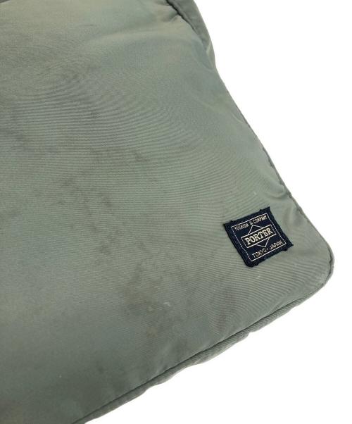 PORTER（ポーター）PORTER (ポーター) CREAM  TOTE BAG グリーンの古着・服飾アイテム