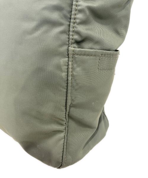 PORTER（ポーター）PORTER (ポーター) CREAM  TOTE BAG グリーンの古着・服飾アイテム