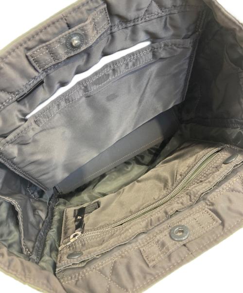 PORTER（ポーター）PORTER (ポーター) CREAM  TOTE BAG グリーンの古着・服飾アイテム