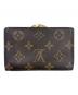 中古・古着 LOUIS VUITTON (ルイ ヴィトン) 2つ折り財布 ブラウン：9000円