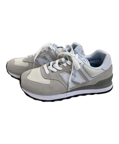 NEW BALANCE（ニューバランス）NEW BALANCE (ニューバランス) WL574EVW ホワイト サイズ:24.5cmの古着・服飾アイテム