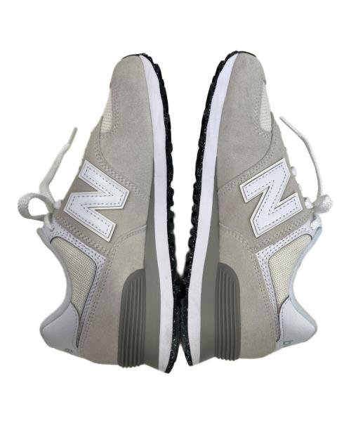 NEW BALANCE（ニューバランス）NEW BALANCE (ニューバランス) WL574EVW ホワイト サイズ:24.5cmの古着・服飾アイテム