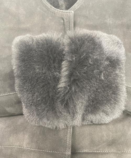 USED（ユーズド）USED (ユーズド) ムートンコート ブラック サイズ:XSの古着・服飾アイテム