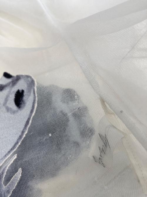 YOHJI YAMAMOTO（ヨウジヤマモト）YOHJI YAMAMOTO (ヨウジヤマモト) ノースリーブパワーネット ホワイト サイズ:3の古着・服飾アイテム