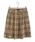 BURBERRY LONDON（バーバリーロンドン）の古着「ウールミニスカート」｜ベージュ