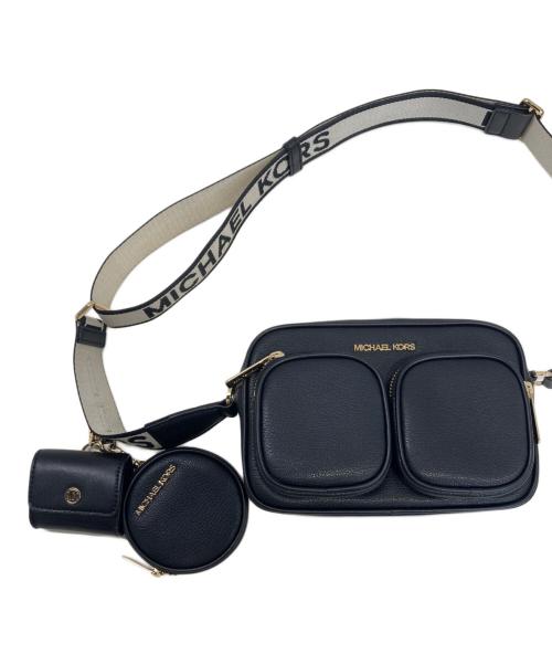 MICHAEL KORS（マイケル・コース）MICHAEL KORS (マイケルコース) ショルダーバッグ ブラックの古着・服飾アイテム