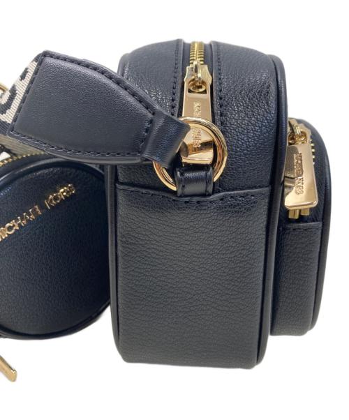 MICHAEL KORS（マイケル・コース）MICHAEL KORS (マイケルコース) ショルダーバッグ ブラックの古着・服飾アイテム