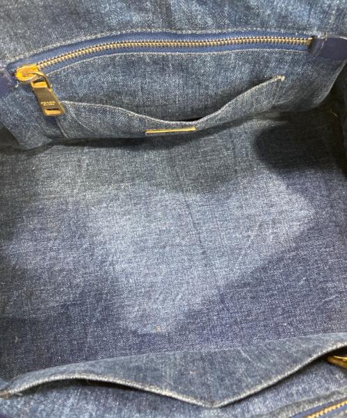PRADA（プラダ）PRADA (プラダ) カナパM インディゴの古着・服飾アイテム