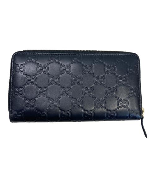 GUCCI（グッチ）GUCCI (グッチ) 長財布 ブラックの古着・服飾アイテム