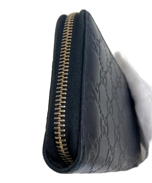 GUCCI（グッチ）GUCCI (グッチ) 長財布 ブラックの古着・服飾アイテム