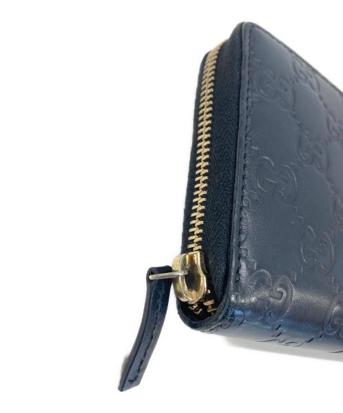 GUCCI（グッチ）GUCCI (グッチ) 長財布 ブラックの古着・服飾アイテム