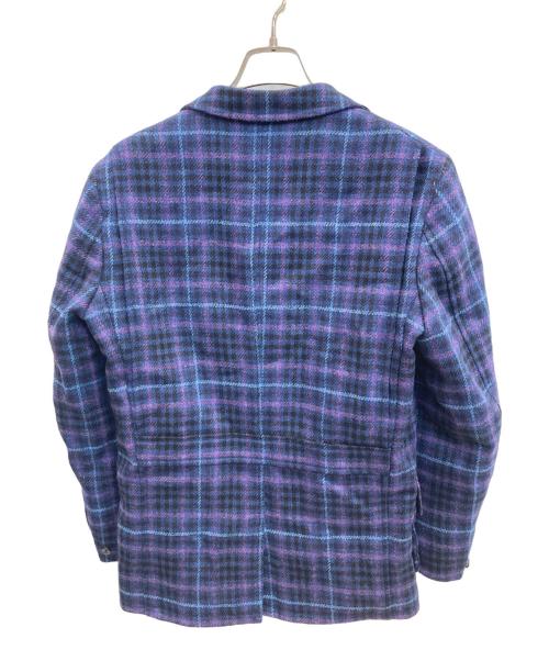 ARTUMES&CO.（アルテュミセスアンドコー）ARTUMES&CO. (アルテュミセスアンドコー) ツイードテーラードジャケット パープル サイズ:44の古着・服飾アイテム