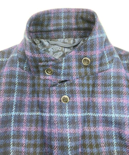 ARTUMES&CO.（アルテュミセスアンドコー）ARTUMES&CO. (アルテュミセスアンドコー) ツイードテーラードジャケット パープル サイズ:44の古着・服飾アイテム