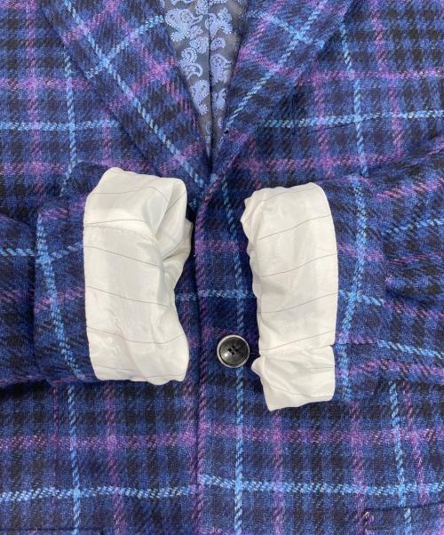 ARTUMES&CO.（アルテュミセスアンドコー）ARTUMES&CO. (アルテュミセスアンドコー) ツイードテーラードジャケット パープル サイズ:44の古着・服飾アイテム