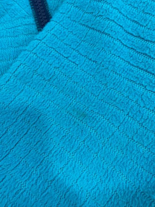 Patagonia（パタゴニア）Patagonia (パタゴニア) リバーシブルフリースジャケット スカイブルー サイズ:-の古着・服飾アイテム