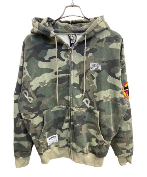 BILLIONAIRE BOYS CLUB（ビリオネアボーイズクラブ）BILLIONAIRE BOYS CLUB (ビリオネアボーイズクラブ) カモフラジップパーカー カーキ サイズ:Sの古着・服飾アイテム