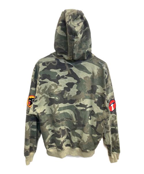 BILLIONAIRE BOYS CLUB（ビリオネアボーイズクラブ）BILLIONAIRE BOYS CLUB (ビリオネアボーイズクラブ) カモフラジップパーカー カーキ サイズ:Sの古着・服飾アイテム