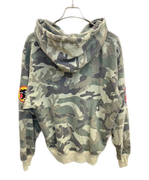 BILLIONAIRE BOYS CLUB（ビリオネアボーイズクラブ）BILLIONAIRE BOYS CLUB (ビリオネアボーイズクラブ) カモフラジップパーカー カーキ サイズ:Sの古着・服飾アイテム