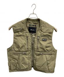RLX RALPH LAUREN（アールエルエックスラルフローレン）の古着「WATER REPELLENT VEST」｜カーキ